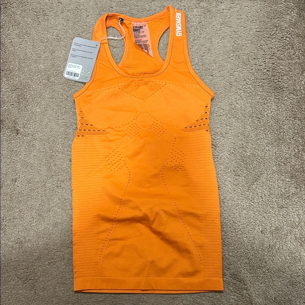 Gymshark Women's Vibrant Orange Tank Top